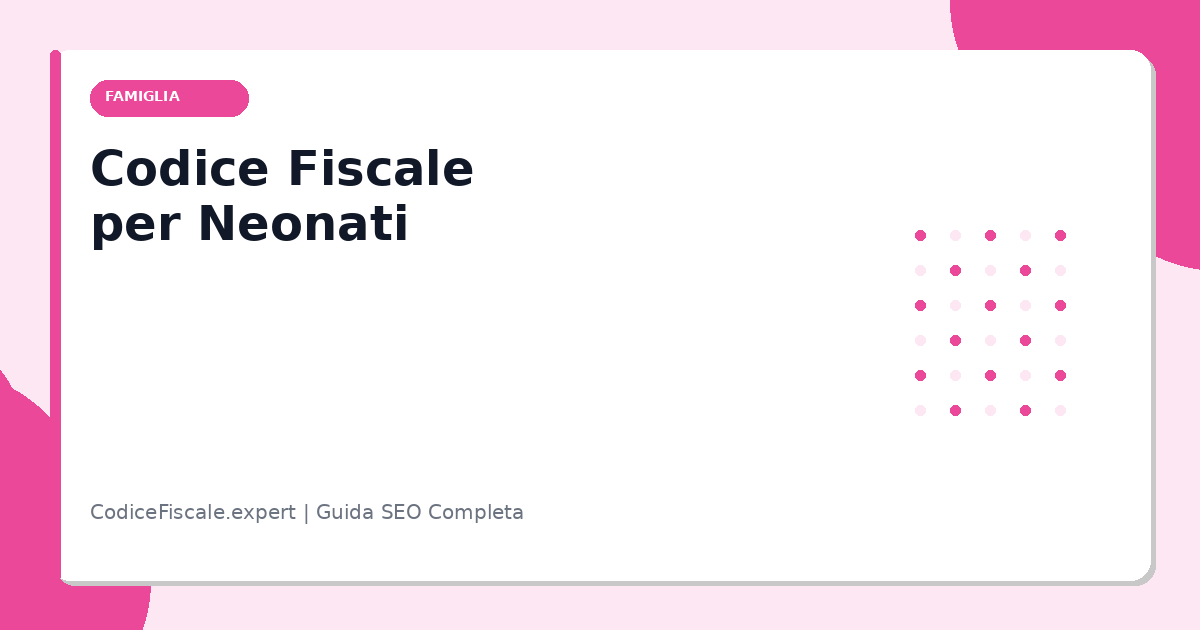 Guide to calculating the Italian Tax Code